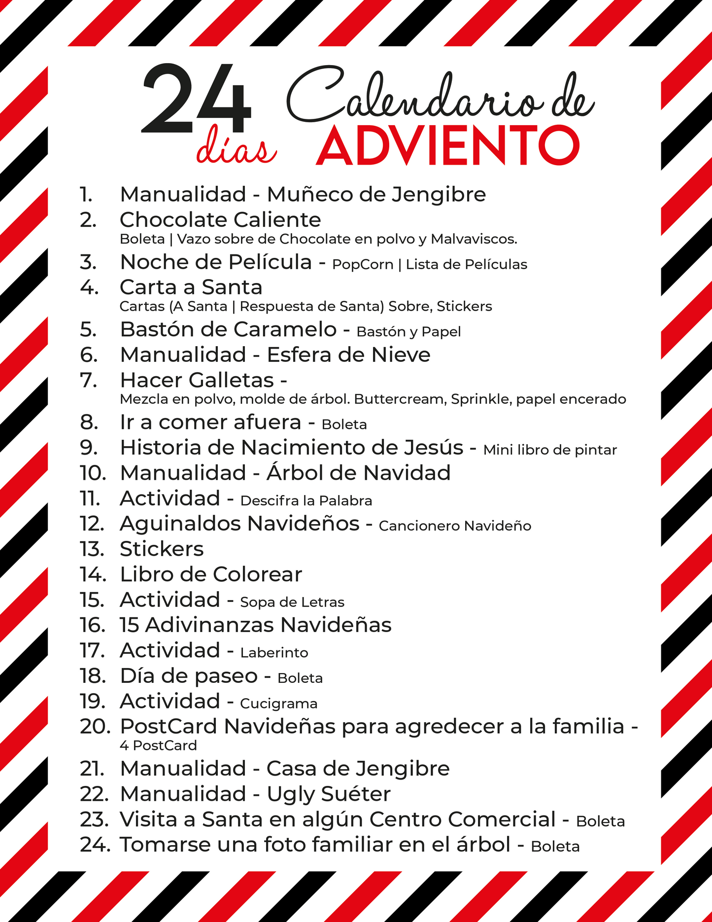 Calendario de Adviento